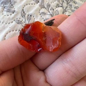 Carnelian raw crystal